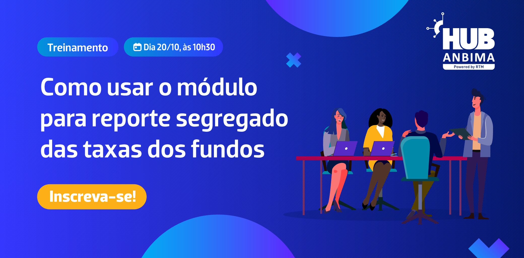 Treinamento sobre o Módulo de Segregação de taxas