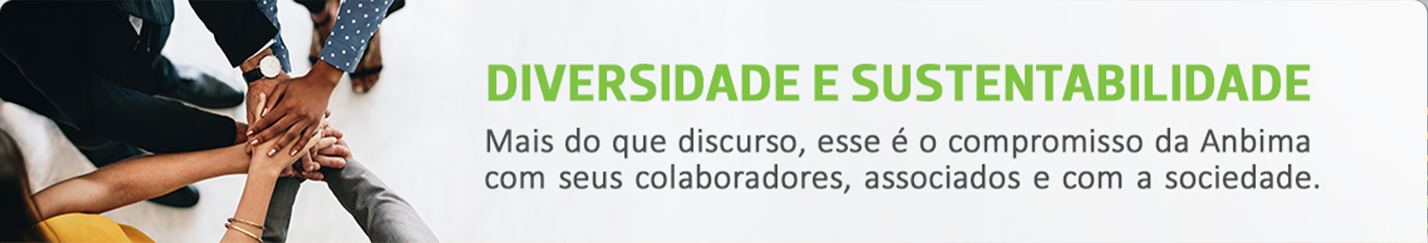 titulo escrito: Diversidade e sustentabilidade
