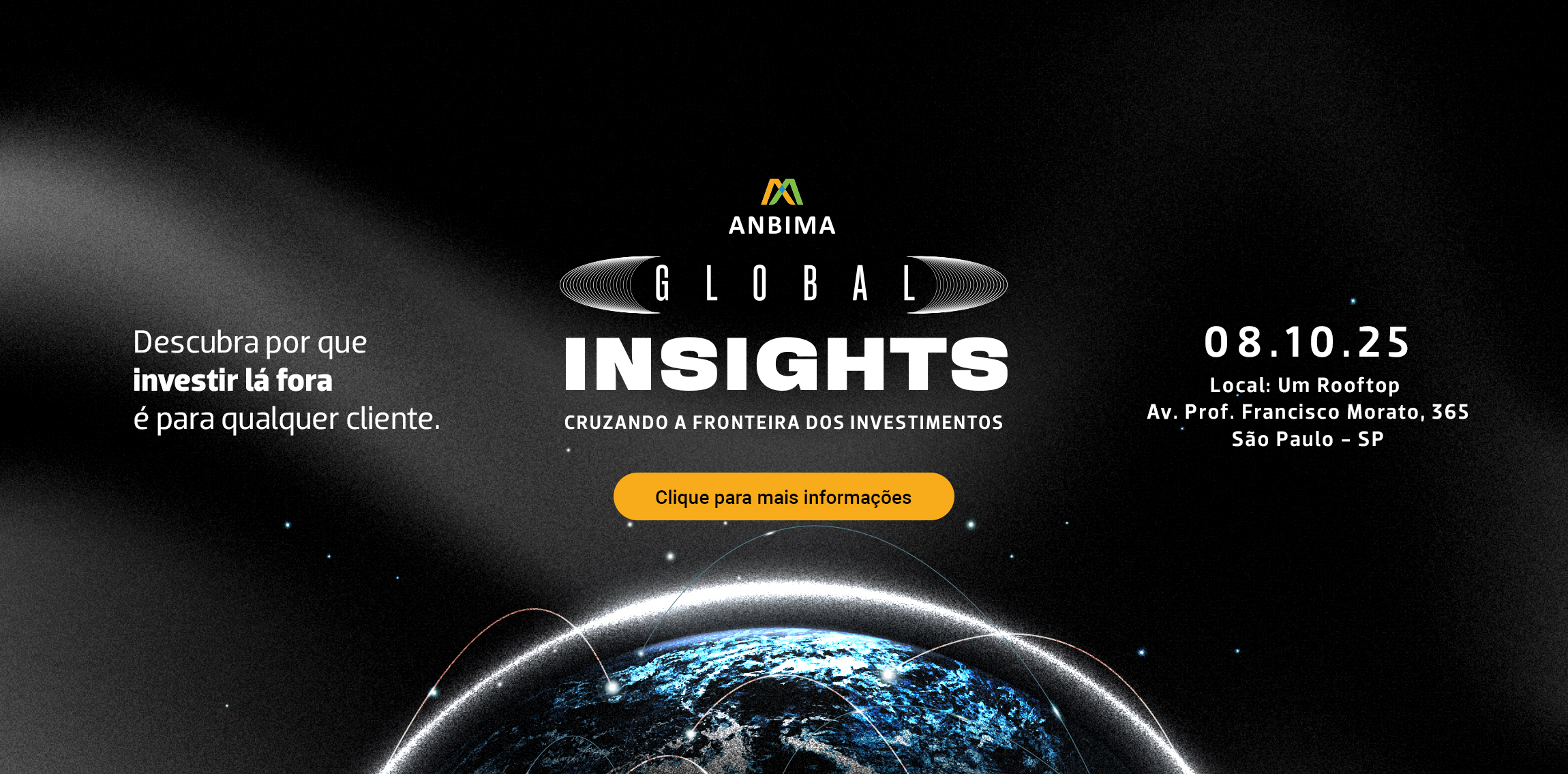 Save the date - ANBIMA Global Insights