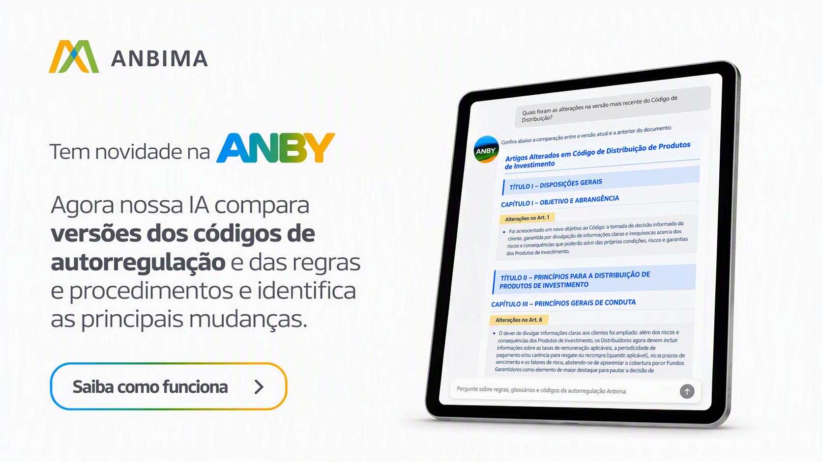Novas funcionalidades Anby