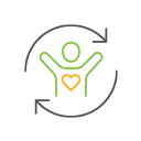 ícone do tópico gente, saúde e diversidade e inclusão