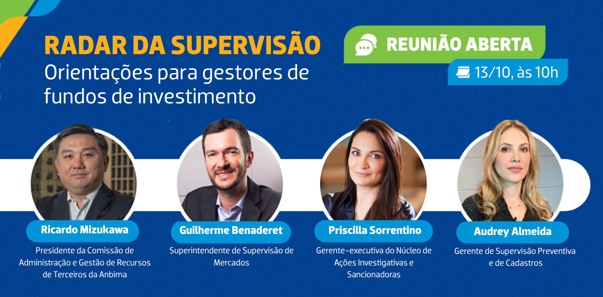 Reunião aberta - supervisão de fundos