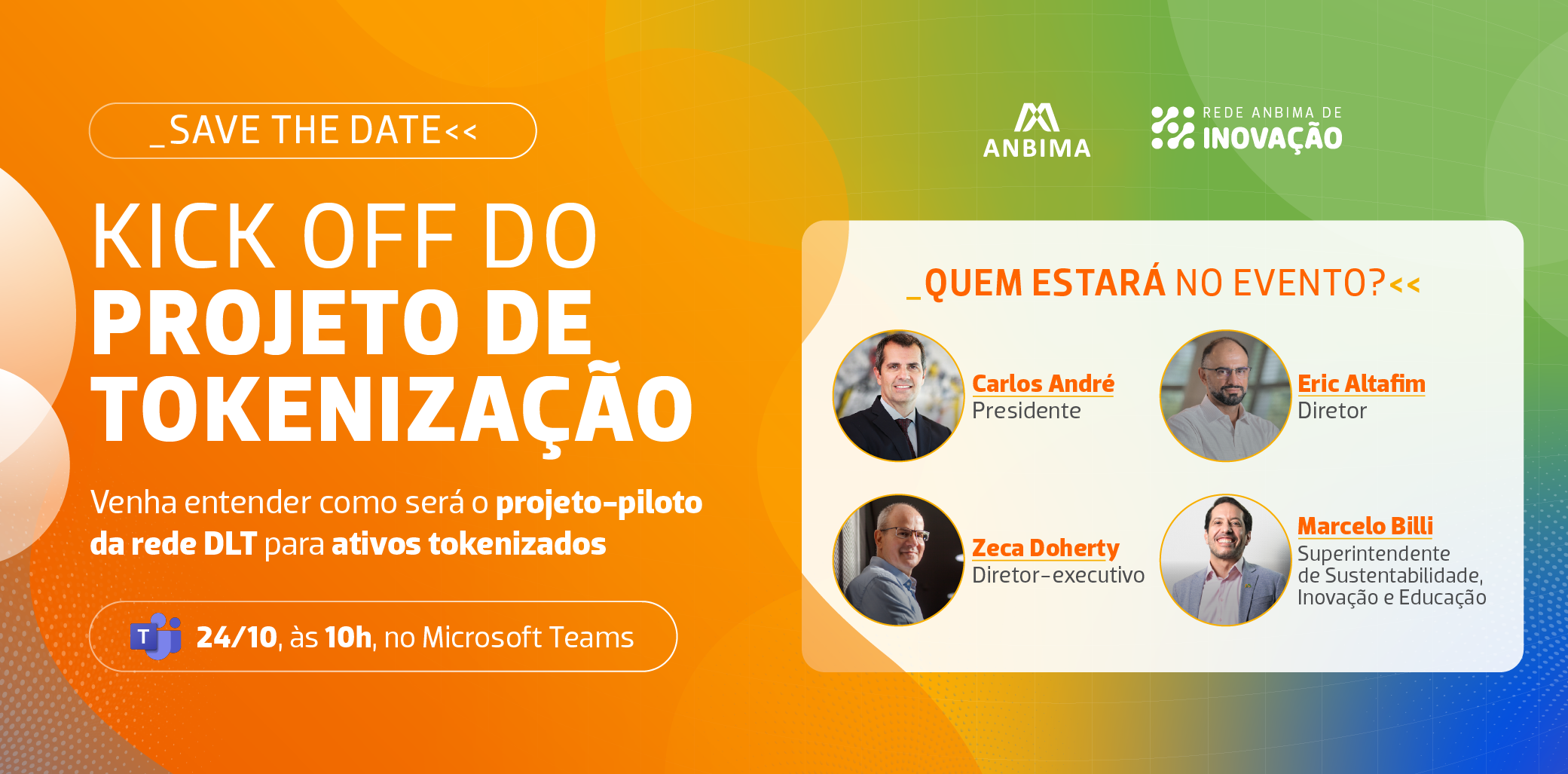 Evento tokenização